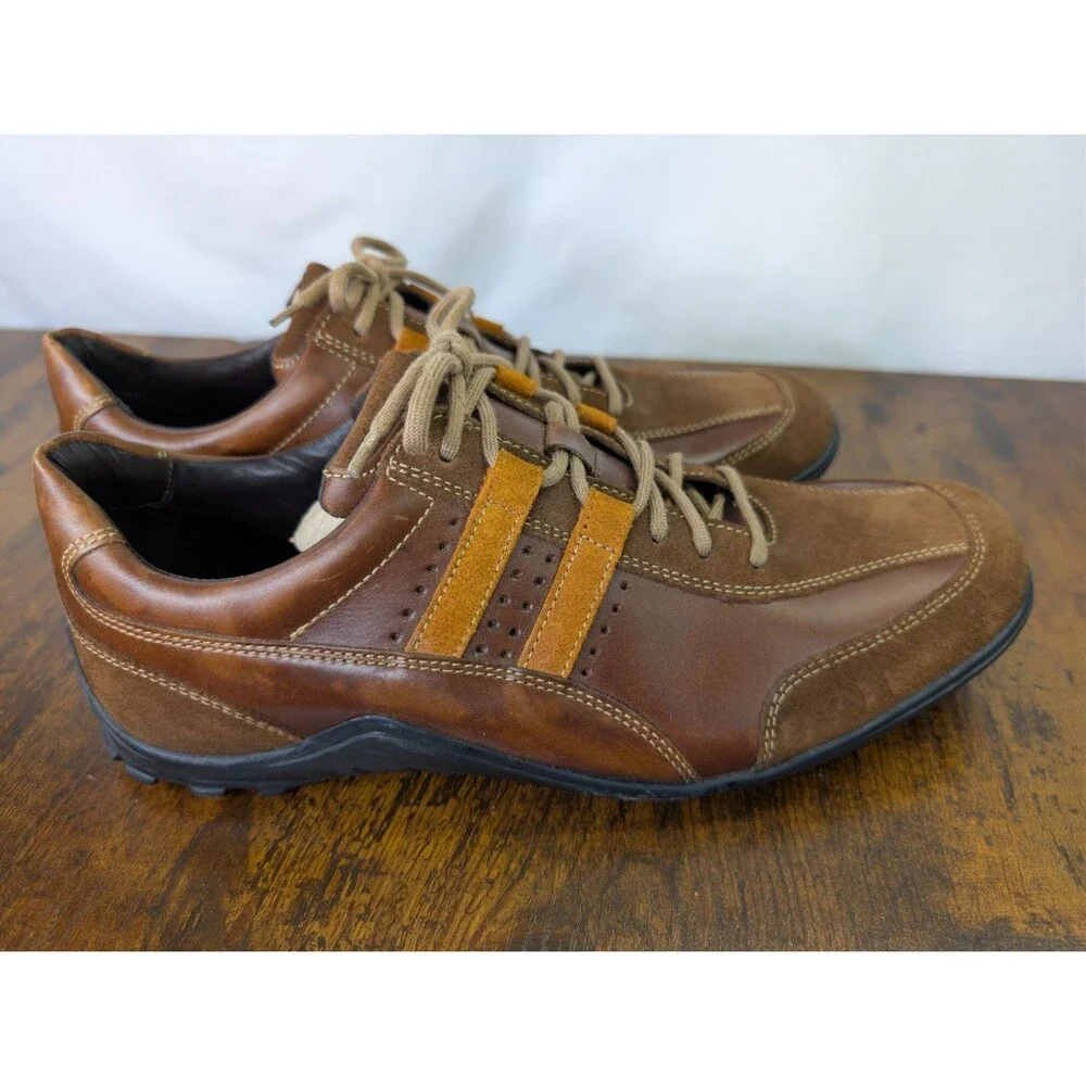Cole Haan Suede Leather Lace Up Sneakers Shoes Size 10M